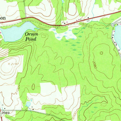United States Geological Survey Orson, PA (1968, 24000-Scale) digital map