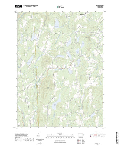 United States Geological Survey Orson, PA (2023, 24000-Scale) digital map