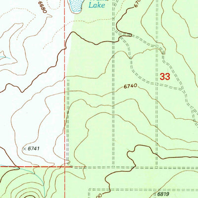 United States Geological Survey Ortega Mountain, AZ (1998, 24000-Scale) digital map