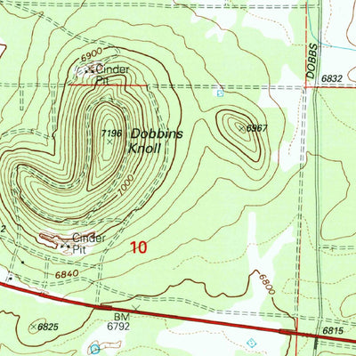 United States Geological Survey Ortega Mountain, AZ (1998, 24000-Scale) digital map