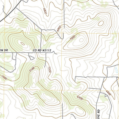 United States Geological Survey Ortega Mountain, AZ (2021, 24000-Scale) digital map