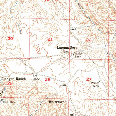 United States Geological Survey Ortigalita Peak, CA (1956, 62500-Scale) digital map