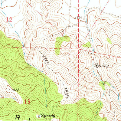 United States Geological Survey Ortigalita Peak, CA (1969, 24000-Scale) digital map