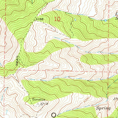 United States Geological Survey Ortigalita Peak, CA (1969, 24000-Scale) digital map