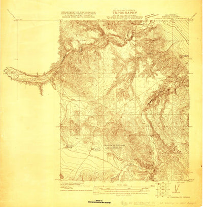 United States Geological Survey Ortigalita Peak NW, CA (1920, 31680-Scale) digital map