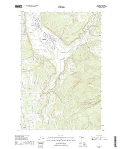 United States Geological Survey Orting, WA (2020, 24000-Scale) digital map