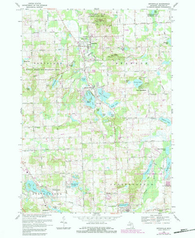 United States Geological Survey Ortonville, MI (1968, 24000-Scale) digital map