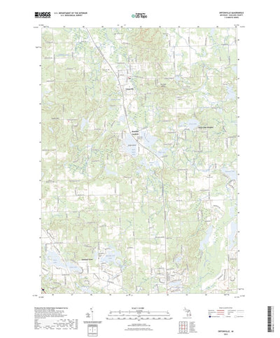 United States Geological Survey Ortonville, MI (2023, 24000-Scale) digital map