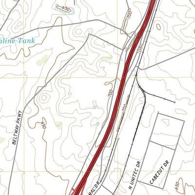 United States Geological Survey Orvil, TX (2022, 24000-Scale) digital map