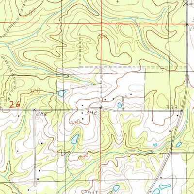 United States Geological Survey Orvisburg, MS (1986, 24000-Scale) digital map