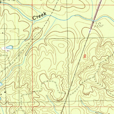 United States Geological Survey Orvisburg, MS (1986, 24000-Scale) digital map