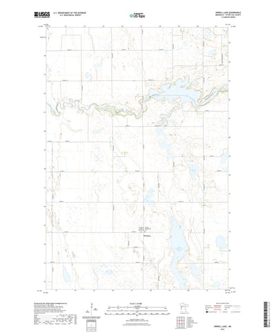 United States Geological Survey Orwell Lake, MN (2022, 24000-Scale) digital map