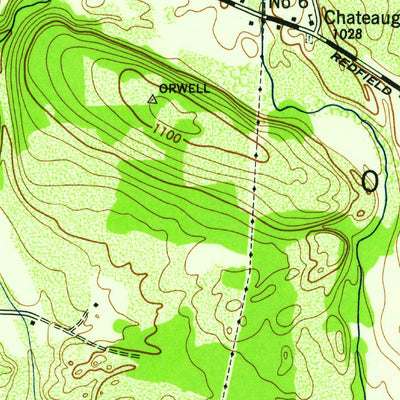 United States Geological Survey Orwell, NY (1943, 24000-Scale) digital map