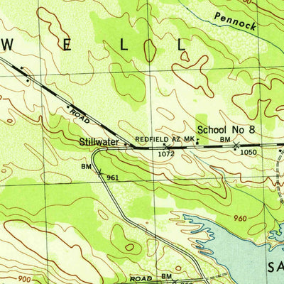 United States Geological Survey Orwell, NY (1943, 31680-Scale) digital map