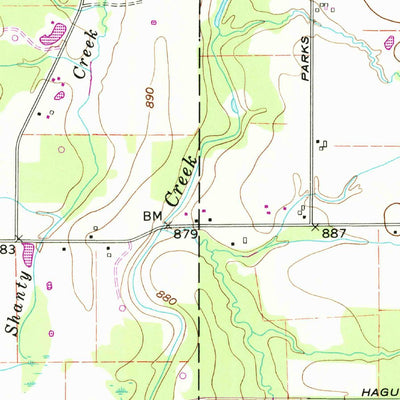 United States Geological Survey Orwell, OH (1960, 24000-Scale) digital map