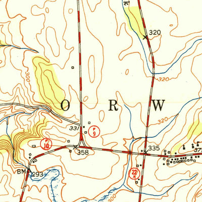 United States Geological Survey Orwell, VT-NY (1927, 24000-Scale) digital map