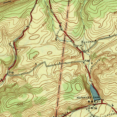 United States Geological Survey Orwigsburg, PA (1947, 31680-Scale) digital map