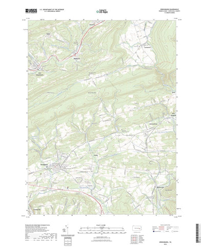 United States Geological Survey Orwigsburg, PA (2023, 24000-Scale) digital map