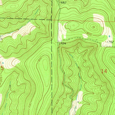 United States Geological Survey Osage, AR (1968, 24000-Scale) digital map