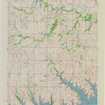 United States Geological Survey Osage City SE, KS (1971, 24000-Scale) digital map