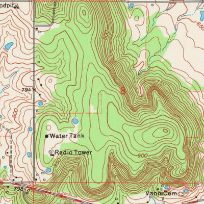 United States Geological Survey Osage Hills, OK (1970, 24000-Scale) digital map