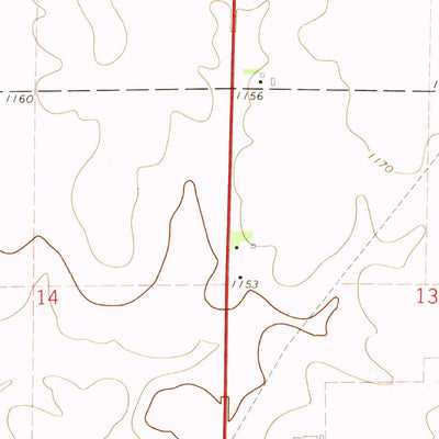 United States Geological Survey Osage, IA (1972, 24000-Scale) digital map