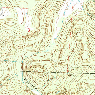 United States Geological Survey Osage SW, AR (1968, 24000-Scale) digital map