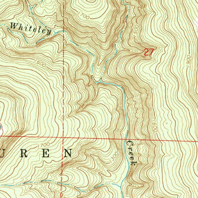 United States Geological Survey Osage SW, AR (1968, 24000-Scale) digital map