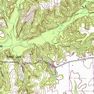 United States Geological Survey Osage, TN (1950, 24000-Scale) digital map