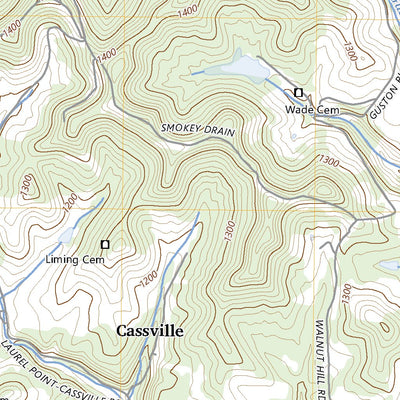 United States Geological Survey Osage, WV (2023, 24000-Scale) digital map