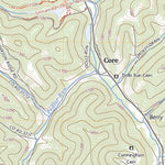 United States Geological Survey Osage, WV (2023, 24000-Scale) digital map