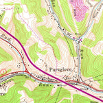 United States Geological Survey Osage, WV-PA (1958, 24000-Scale) digital map