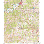 United States Geological Survey Osage, WV-PA (1997, 24000-Scale) digital map