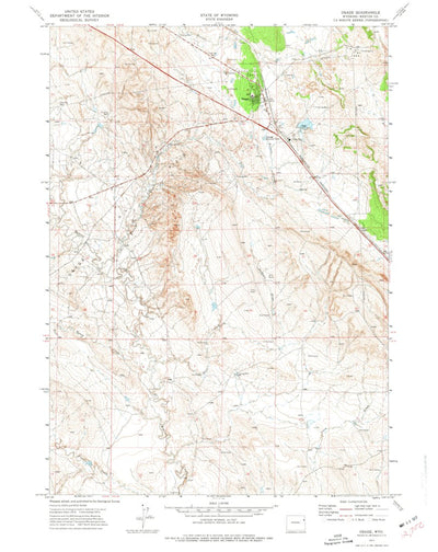 United States Geological Survey Osage, WY (1972, 24000-Scale) digital map