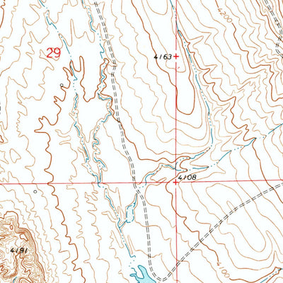 United States Geological Survey Osage, WY (1972, 24000-Scale) digital map