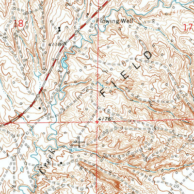 United States Geological Survey Osage, WY (1972, 24000-Scale) digital map