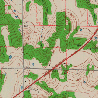 United States Geological Survey Osawatomie, KS (1963, 24000-Scale) digital map