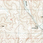 United States Geological Survey Osborne Well, AZ (1990, 24000-Scale) digital map