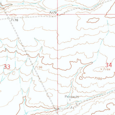 United States Geological Survey Osborne Well, WY (1961, 24000-Scale) digital map