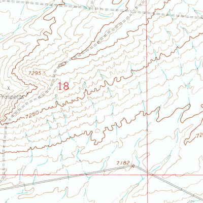 United States Geological Survey Osborne Well, WY (1961, 24000-Scale) digital map