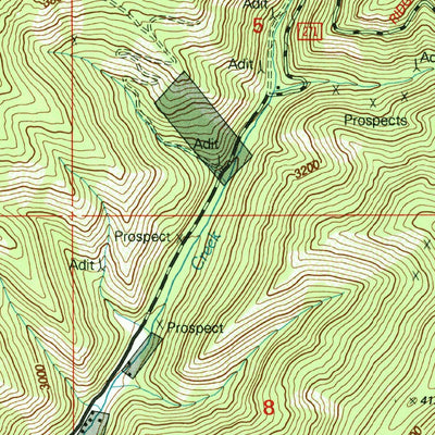 United States Geological Survey Osburn, ID (1996, 24000-Scale) digital map