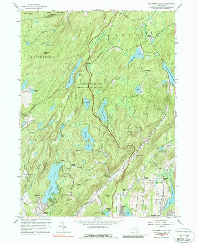 United States Geological Survey Oscawana Lake, NY (1956, 24000-Scale) digital map