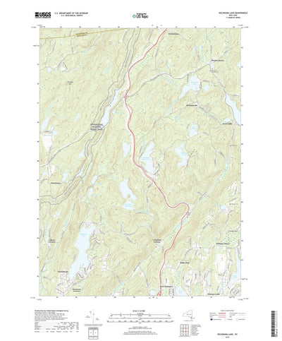 United States Geological Survey Oscawana Lake, NY (2019, 24000-Scale) digital map