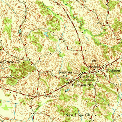 United States Geological Survey Osceola, AR-TN (1965, 62500-Scale) digital map