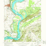 United States Geological Survey Osceola, AR-TN (1977, 62500-Scale) digital map