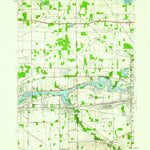 United States Geological Survey Osceola, IN (1958, 24000-Scale) digital map