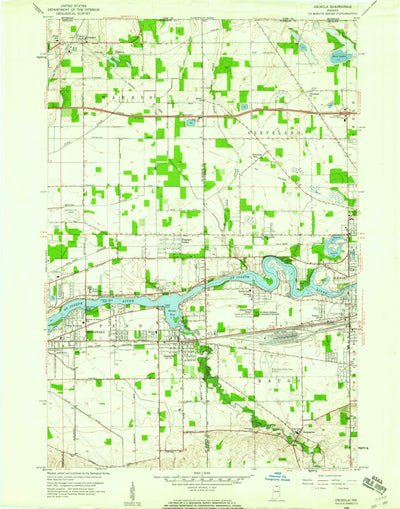 United States Geological Survey Osceola, IN (1958, 24000-Scale) digital map