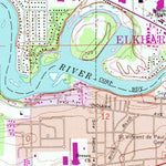 United States Geological Survey Osceola, IN (1969, 24000-Scale) digital map