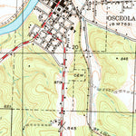 United States Geological Survey Osceola, MO (1939, 24000-Scale) digital map