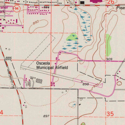 United States Geological Survey Osceola, WI-MN (1978, 24000-Scale) digital map